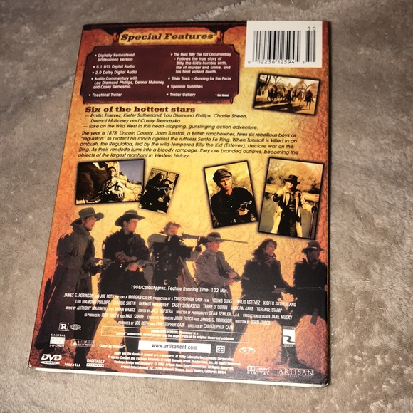 Special edition Young Guns DVD 💕 - Picture 2 of 4